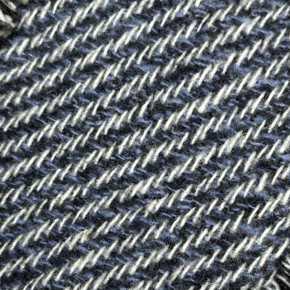 Chico's Blue Tweed Fringe Jacket - Picture 6 of 16